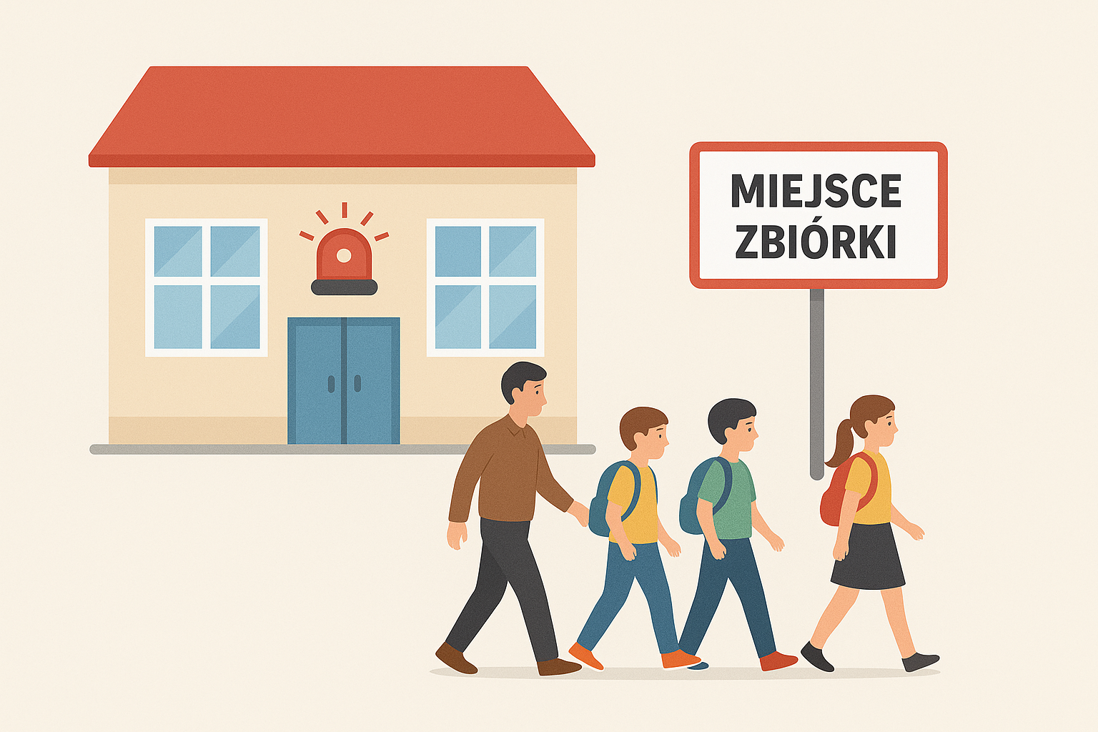 Próbna ewakuacja w naszej szkole