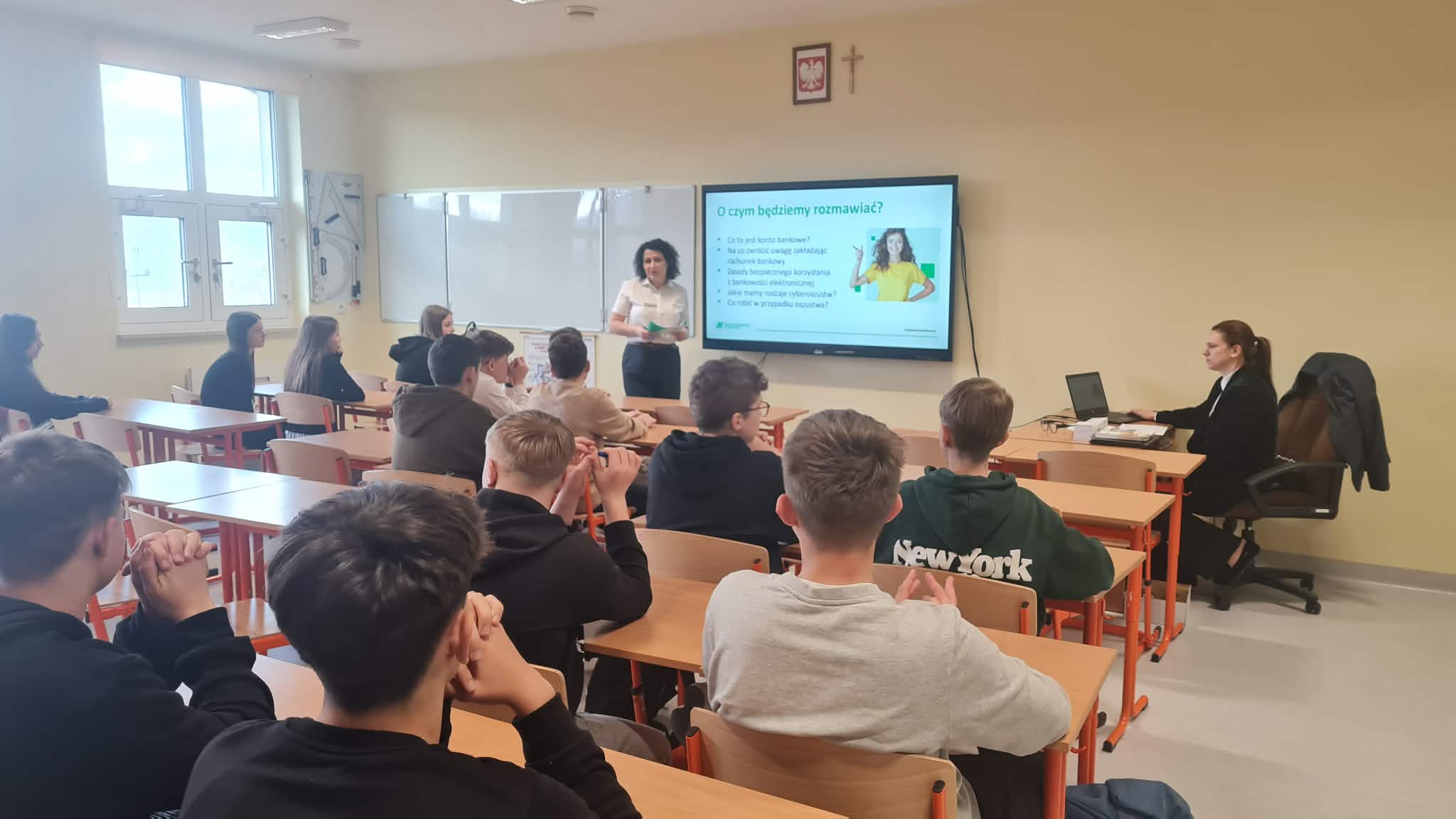 Spotkanie uczniów z przedstawicielami banku