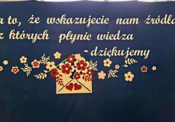 „Za to, że wskazujecie nam źródła, z których płynie wiedza – dziękujemy!”